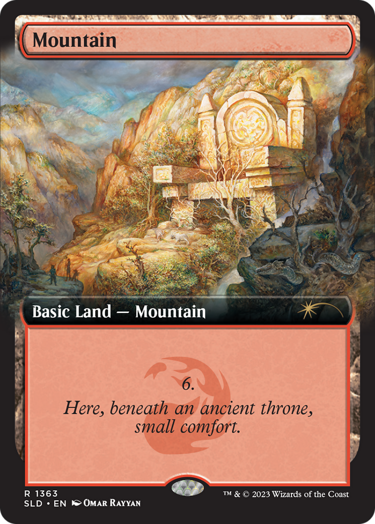 Mountain (SLD-1363) [Secret Lair Drop]: (Extended Art)