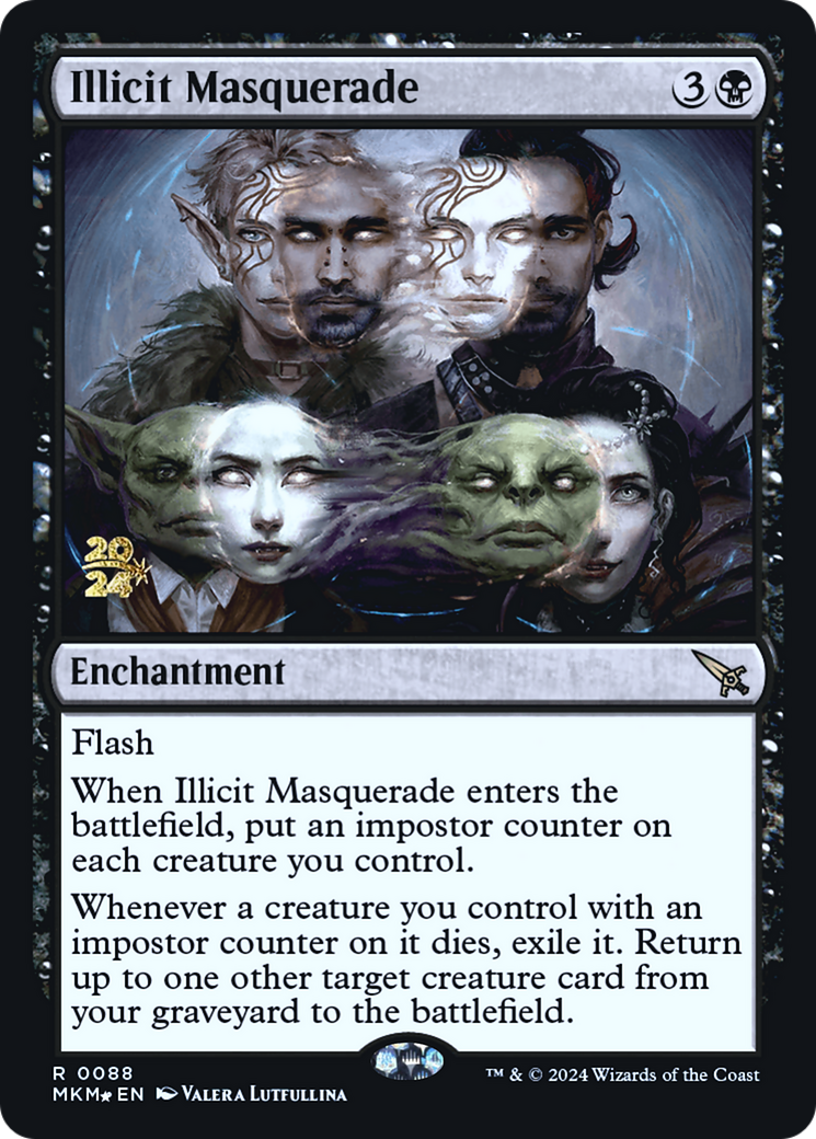 Illicit Masquerade (PRE-88S) [Murders at Karlov Manor Promos] Foil
