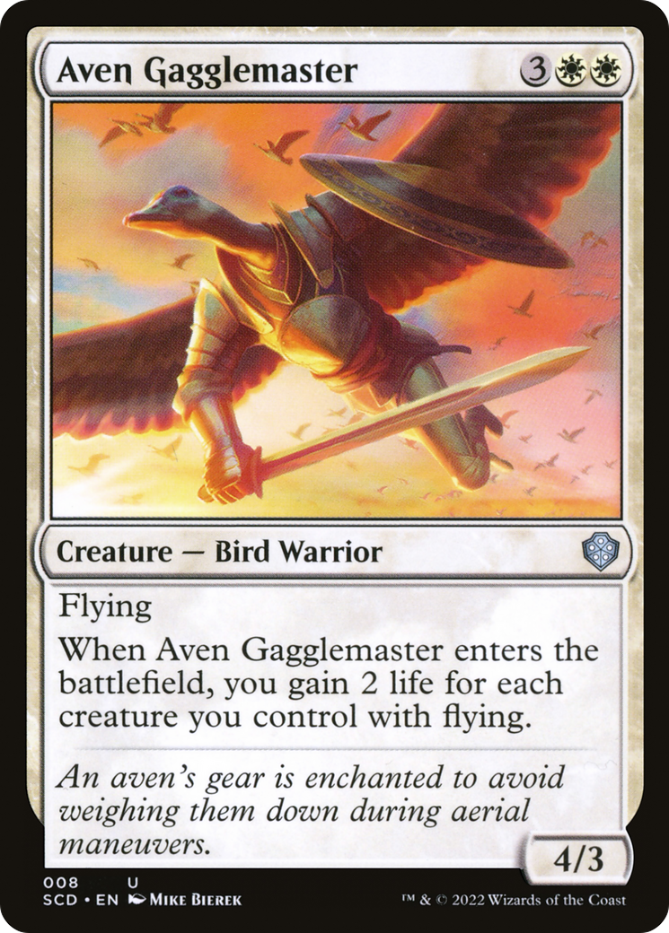 Aven Gagglemaster (SCD-008) [Starter Commander Decks]