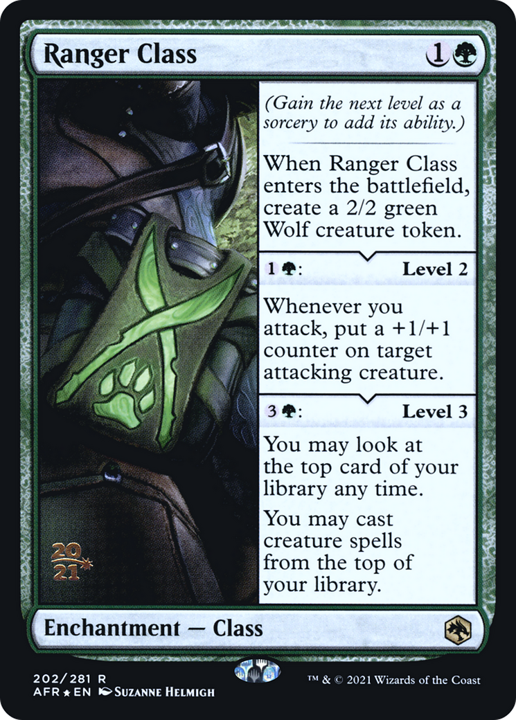 Ranger Class (PRE-202S) [Adventures in the Forgotten Realms Promos] Foil