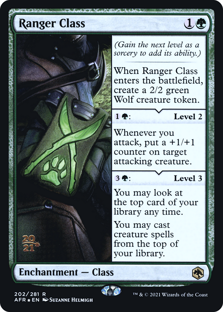Ranger Class (PRE-202S) [Adventures in the Forgotten Realms Promos] Foil