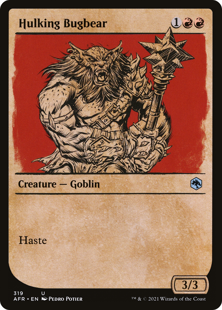Hulking Bugbear (Showcase) (AFR-319) [Adventures in the Forgotten Realms]