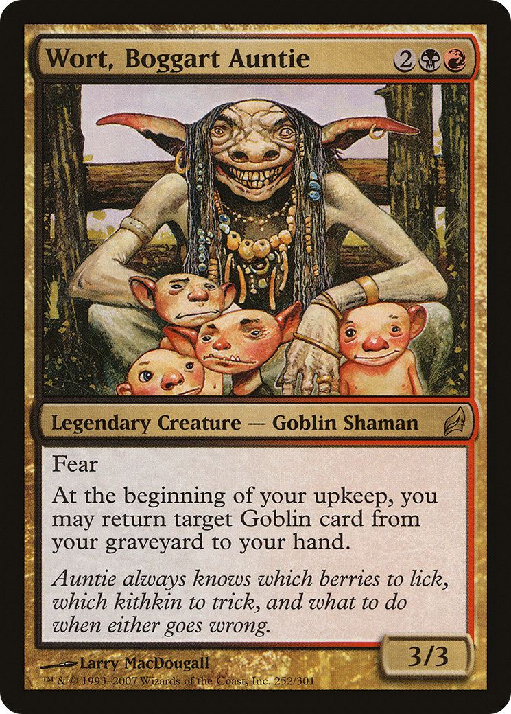 Wort, Boggart Auntie (LRW-252) [Lorwyn] Foil