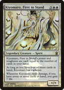 Kiyomaro, First to Stand (PRE-18★) [Saviors of Kamigawa Promos] Foil