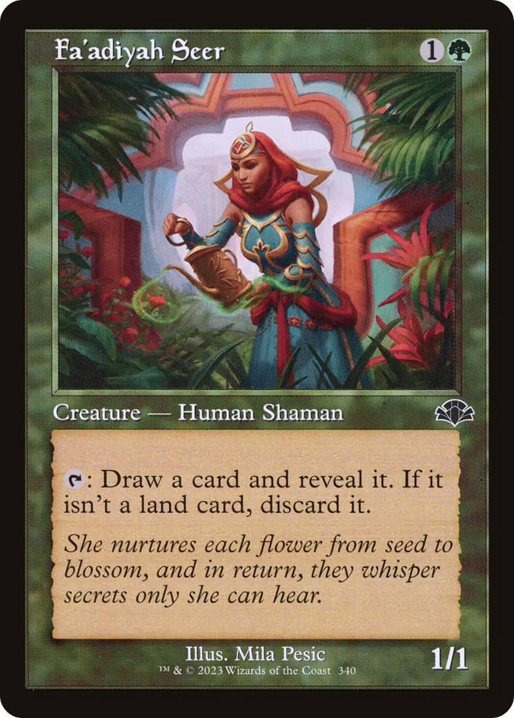 Fa'adiyah Seer (DMR-340) [Dominaria Remastered]