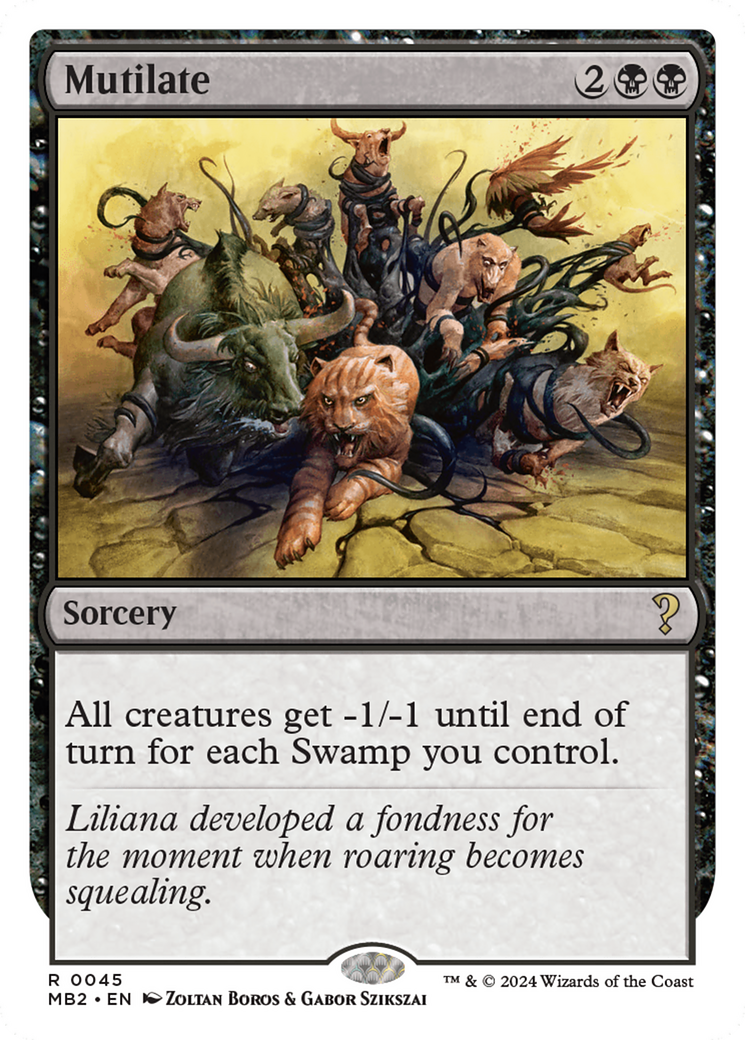 Mutilate (MB2-045) [Mystery Booster 2]