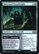 Mosswood Dreadknight // Dread Whispers (PRE-231S) [Wilds of Eldraine Promos] Foil
