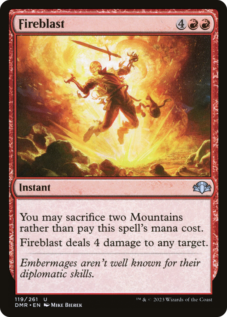 Fireblast (DMR-119) [Dominaria Remastered]