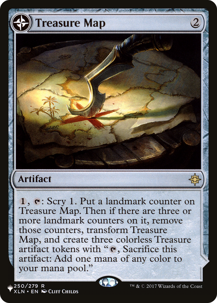 Treasure Map // Treasure Cove (LIST-XLN-250) [The List]: (compasslanddfc)