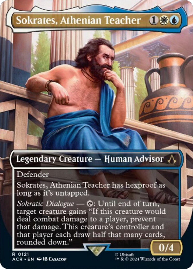 Sokrates, Athenian Teacher (ACR-121) [Assassin's Creed] (Borderless) Foil