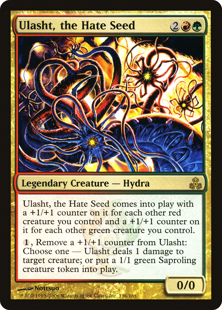 Ulasht, the Hate Seed (GPT-136) [Guildpact]