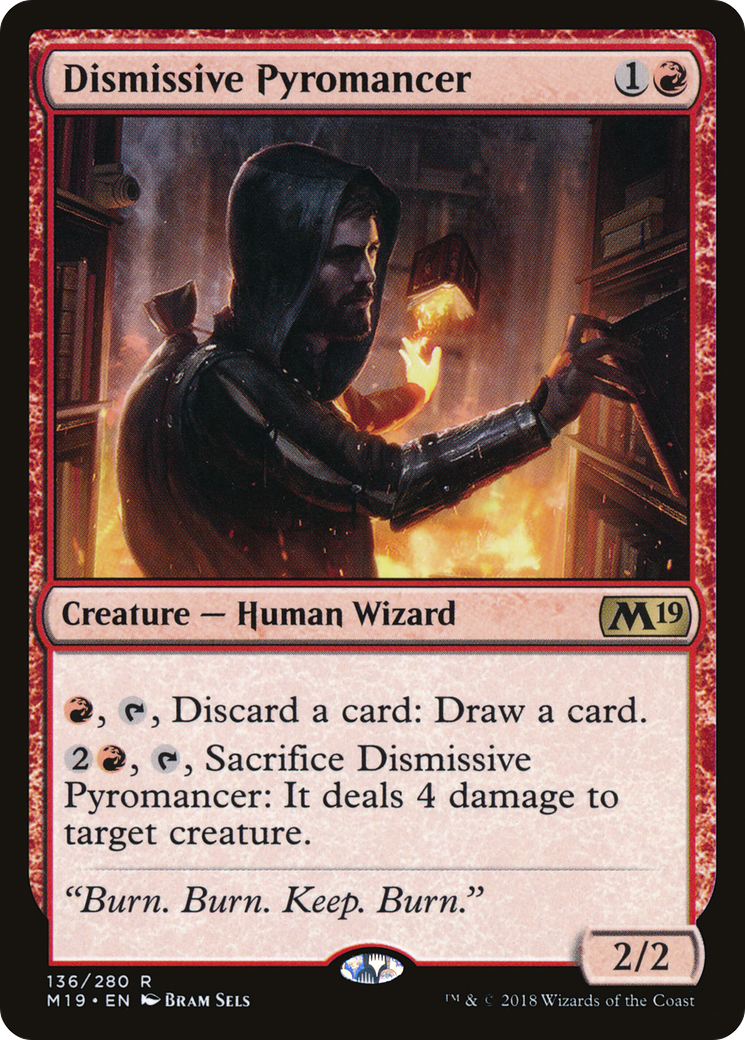 Dismissive Pyromancer (M19-136) [Core Set 2019]