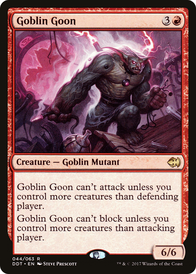 Goblin Goon (DDT-044) [Duel Decks: Merfolk vs. Goblins]