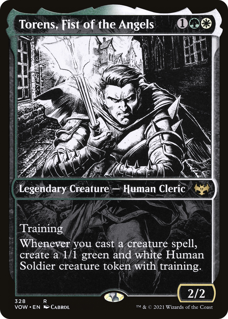 Torens, Fist of the Angels (VOW-328) [Innistrad: Crimson Vow]: (Showcase) Foil