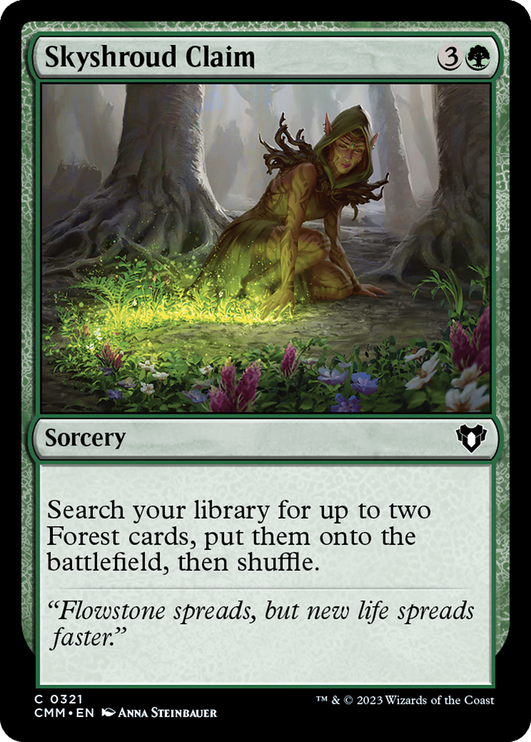 Skyshroud Claim (CMM-321) [Commander Masters]
