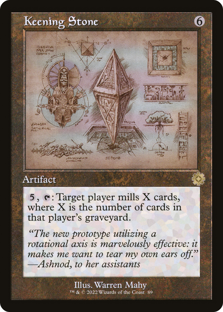 Keening Stone (Schematic) (BRR-089) [The Brothers' War Retro Artifacts]