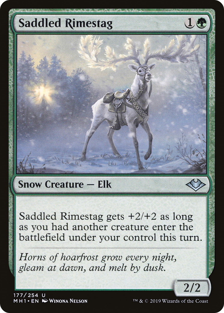 Saddled Rimestag (MH1-177) [Modern Horizons]