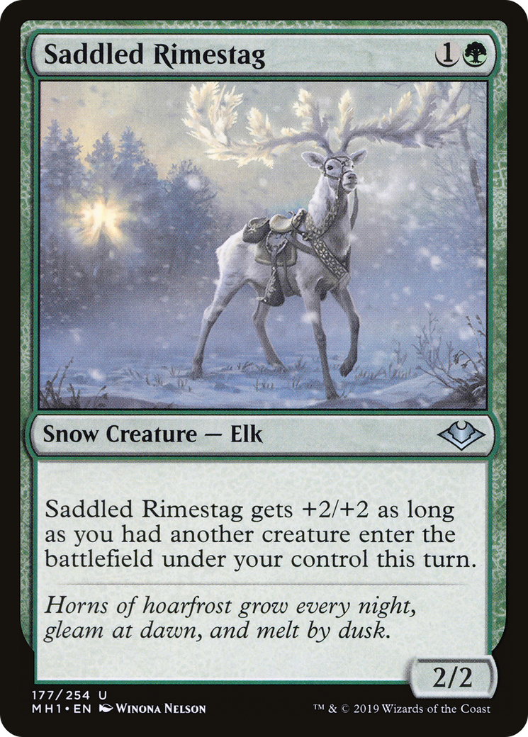 Saddled Rimestag (MH1-177) [Modern Horizons]