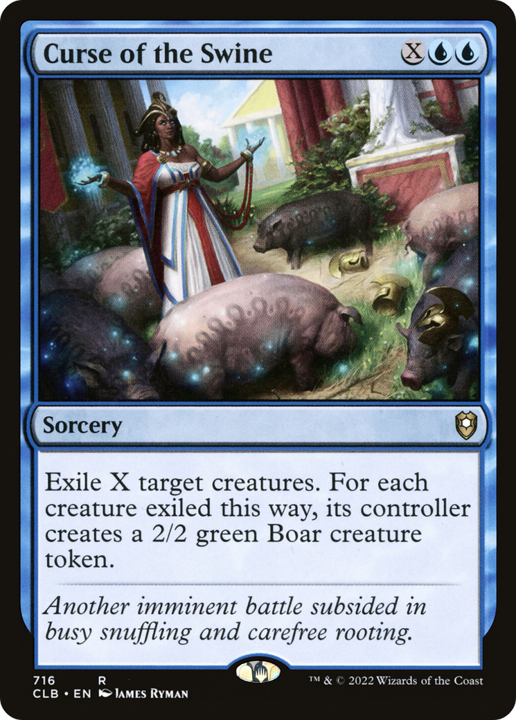 Curse of the Swine (CLB-716) [Commander Legends: Battle for Baldur's Gate]
