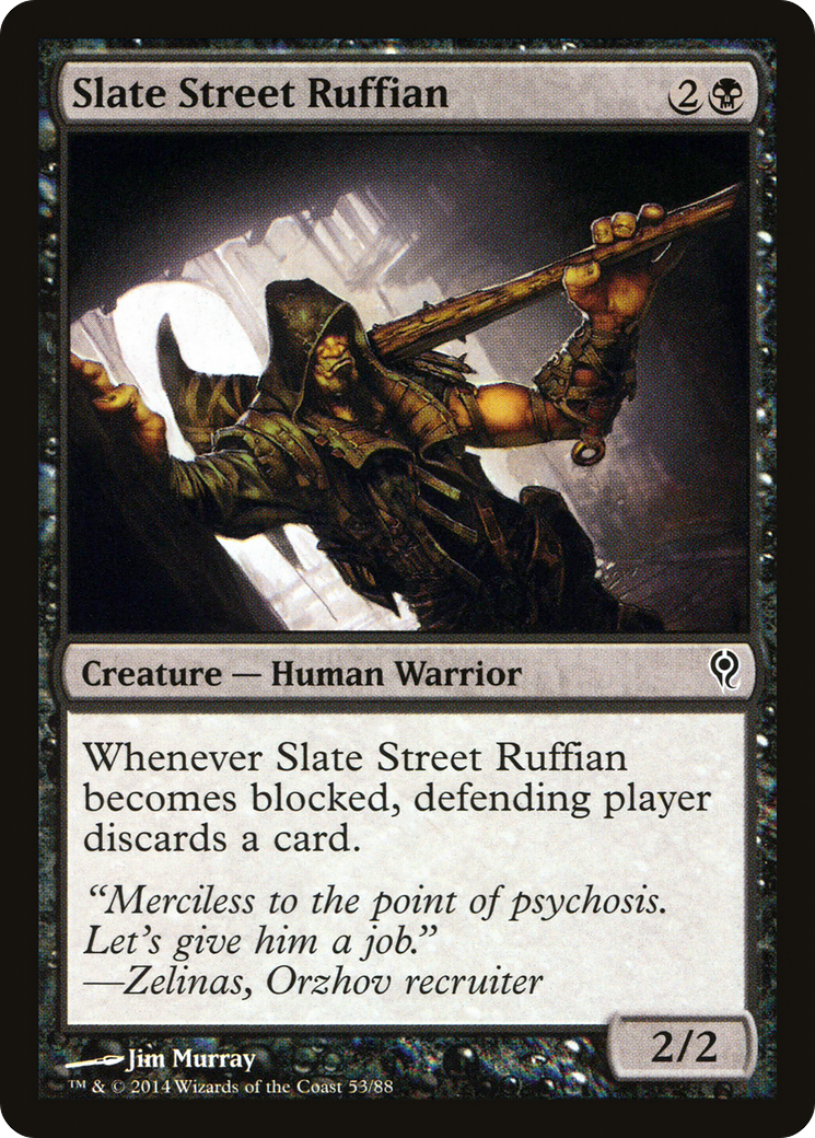 Slate Street Ruffian (DDM-053) [Duel Decks: Jace vs. Vraska]
