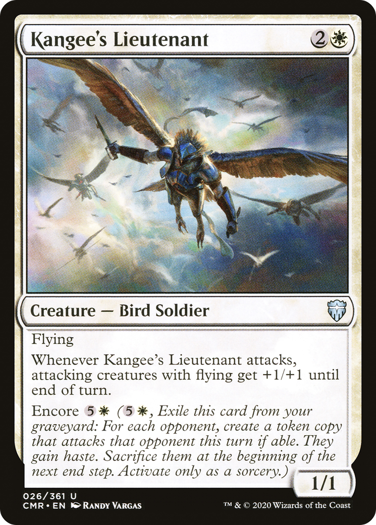 Kangee's Lieutenant (CMR-026) [Commander Legends] Foil