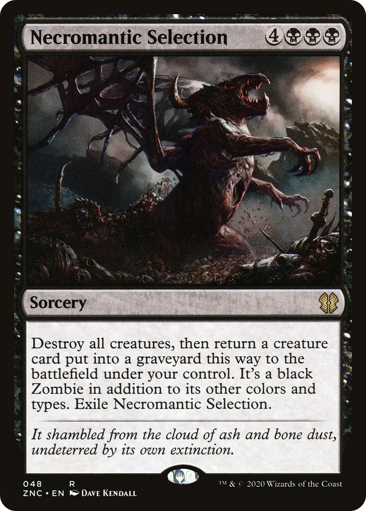 Necromantic Selection (ZNC-048) [Zendikar Rising Commander]