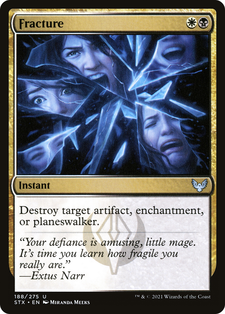 Fracture (STX-188) [Strixhaven: School of Mages] Foil