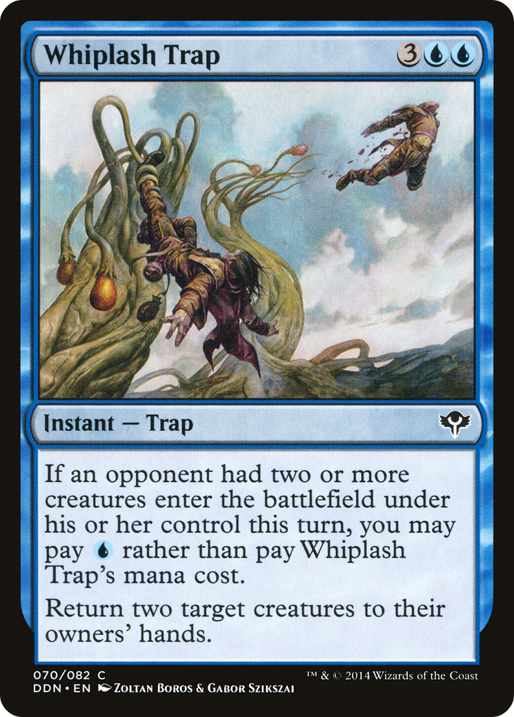 Whiplash Trap (DDN-070) [Duel Decks: Speed vs. Cunning]