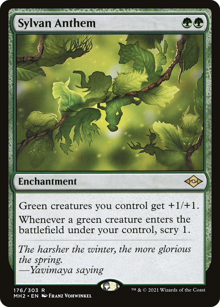 Sylvan Anthem (MH2-176) [Modern Horizons 2]