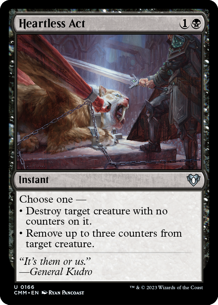 Heartless Act (CMM-166) [Commander Masters]