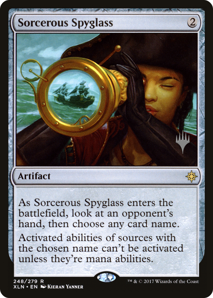 Sorcerous Spyglass (PPM20-248P) [Ixalan Promos]
