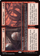 Charred Foyer // Warped Space (DSK-129) [Duskmourn: House of Horror] Foil