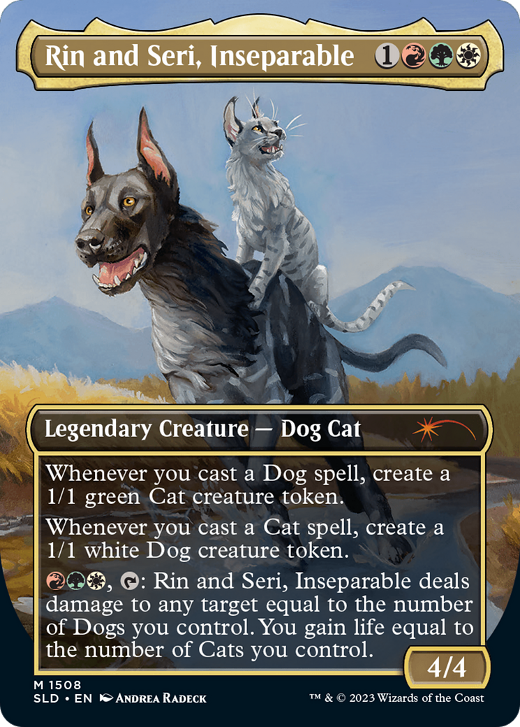 Rin and Seri, Inseparable // Rin and Seri, Inseparable (SLD-1554) [Secret Lair Drop] (Borderless)