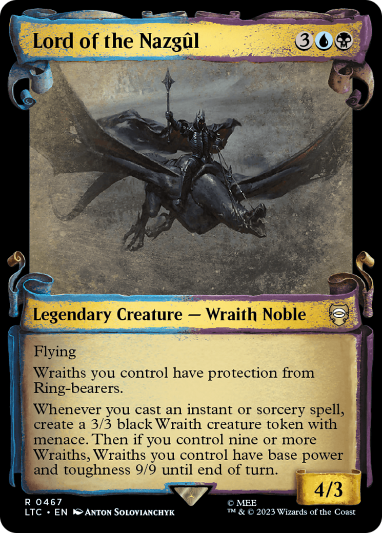 Lord of the Nazgûl (LTC-467) [Tales of Middle-earth Commander]: (Showcase)