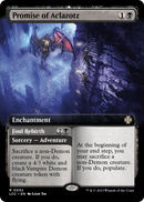 Promise of Aclazotz (Extended Art) (LCC-052) [The Lost Caverns of Ixalan Commander]