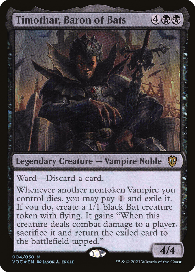 Timothar, Baron of Bats (VOC-004) [Crimson Vow Commander]
