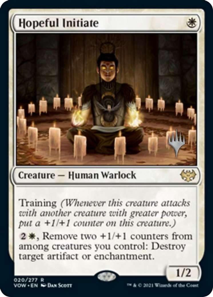 Hopeful Initiate (PPMOM-20P) [Innistrad: Crimson Vow Promos]
