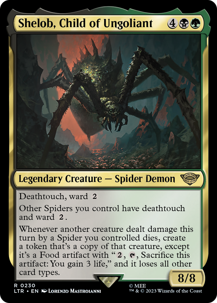 Shelob, Child of Ungoliant (LTR-230) [The Lord of the Rings: Tales of Middle-earth] Foil