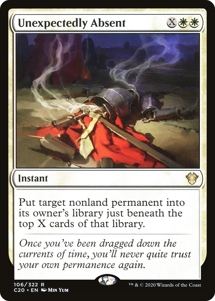 Unexpectedly Absent (C20-106) [Commander 2020]
