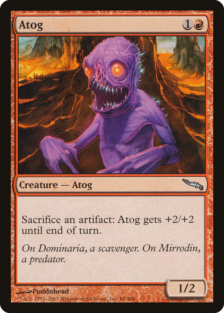 Atog (MRD-086) [Mirrodin] Foil