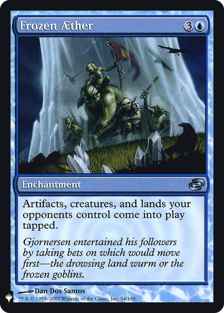 Frozen Aether (LIST-PLC-54) [The List]: (colorshifted) Foil