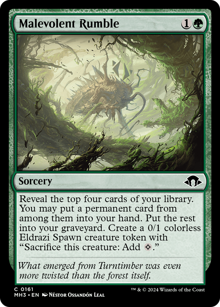 Malevolent Rumble (MH3-161) [Modern Horizons 3] Foil