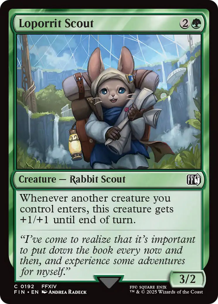 Loporrit Scout (FIN-192) [FINAL FANTASY] Foil