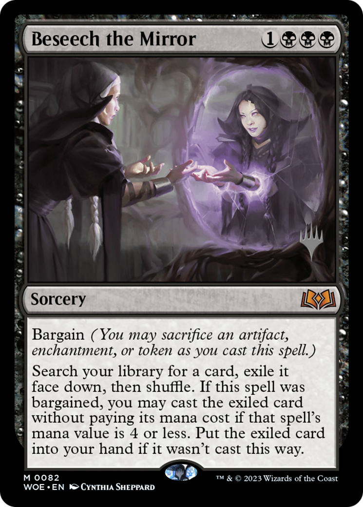 Beseech the Mirror (PPWOE-82P) [Wilds of Eldraine Promos]