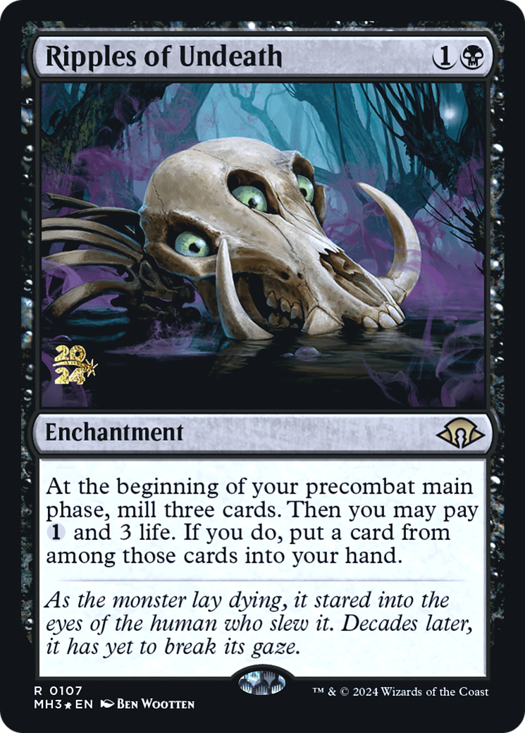 Ripples of Undeath (PRE-107S) [Modern Horizons 3 Promos] Foil