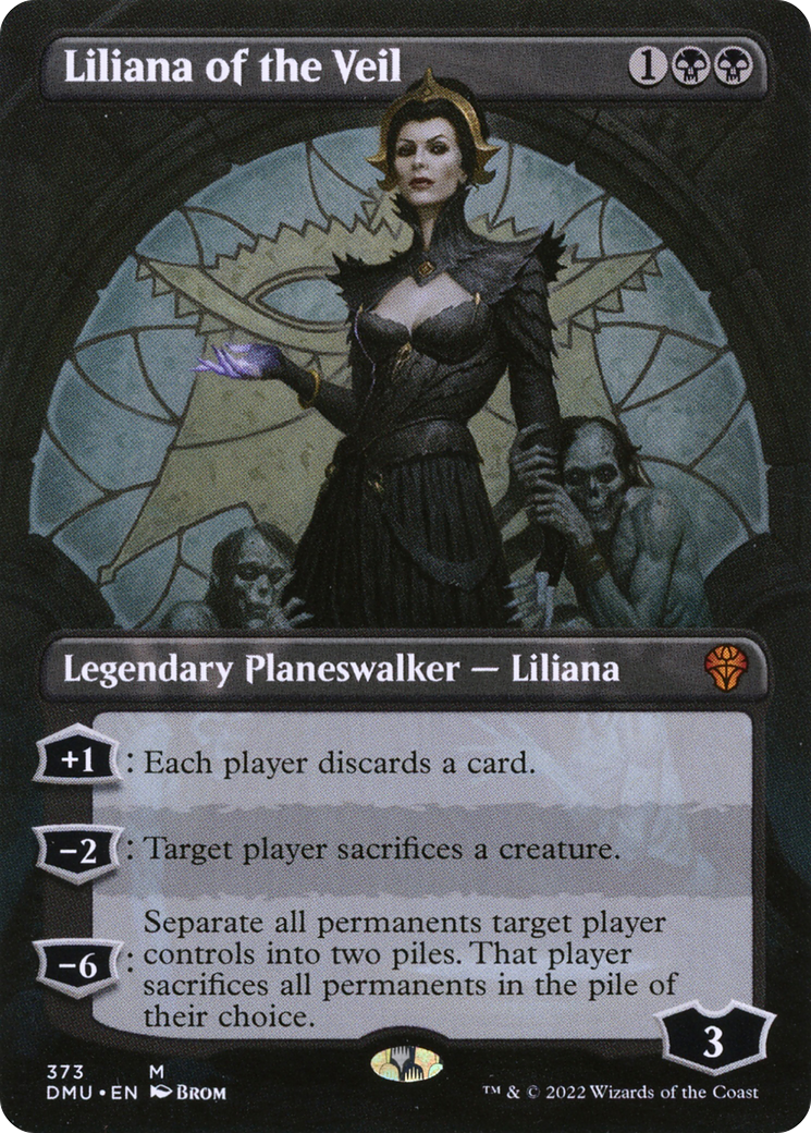 Liliana of the Veil (Borderless) (DMU-373) [Dominaria United]