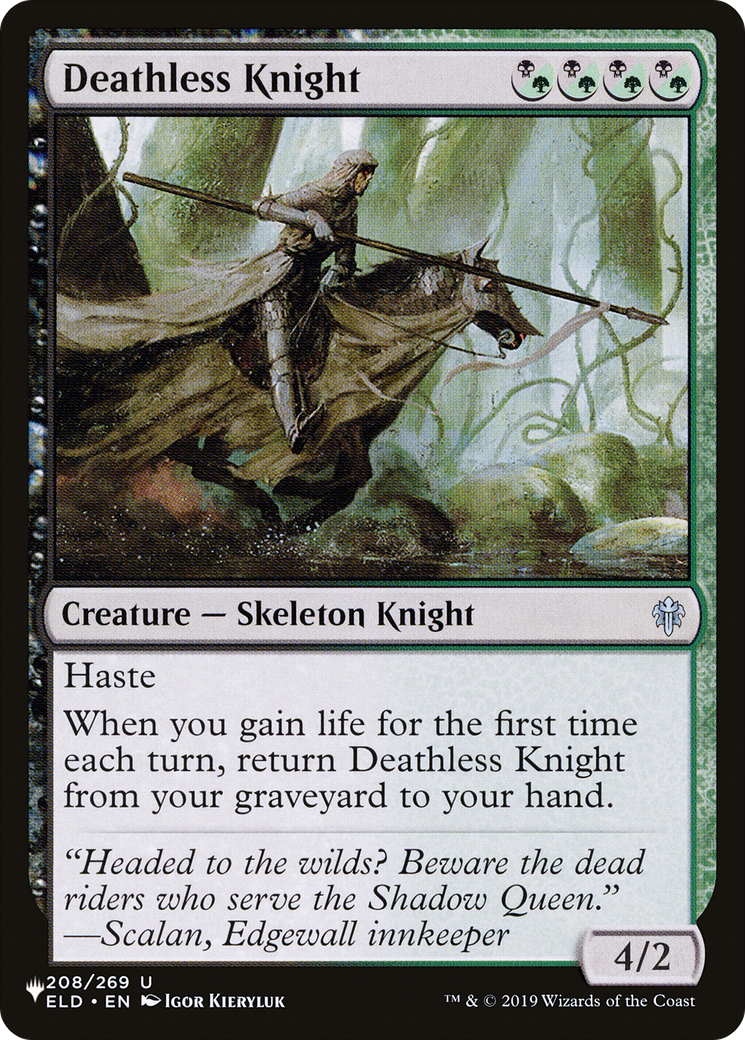 Deathless Knight (LIST-ELD-208) [The List]