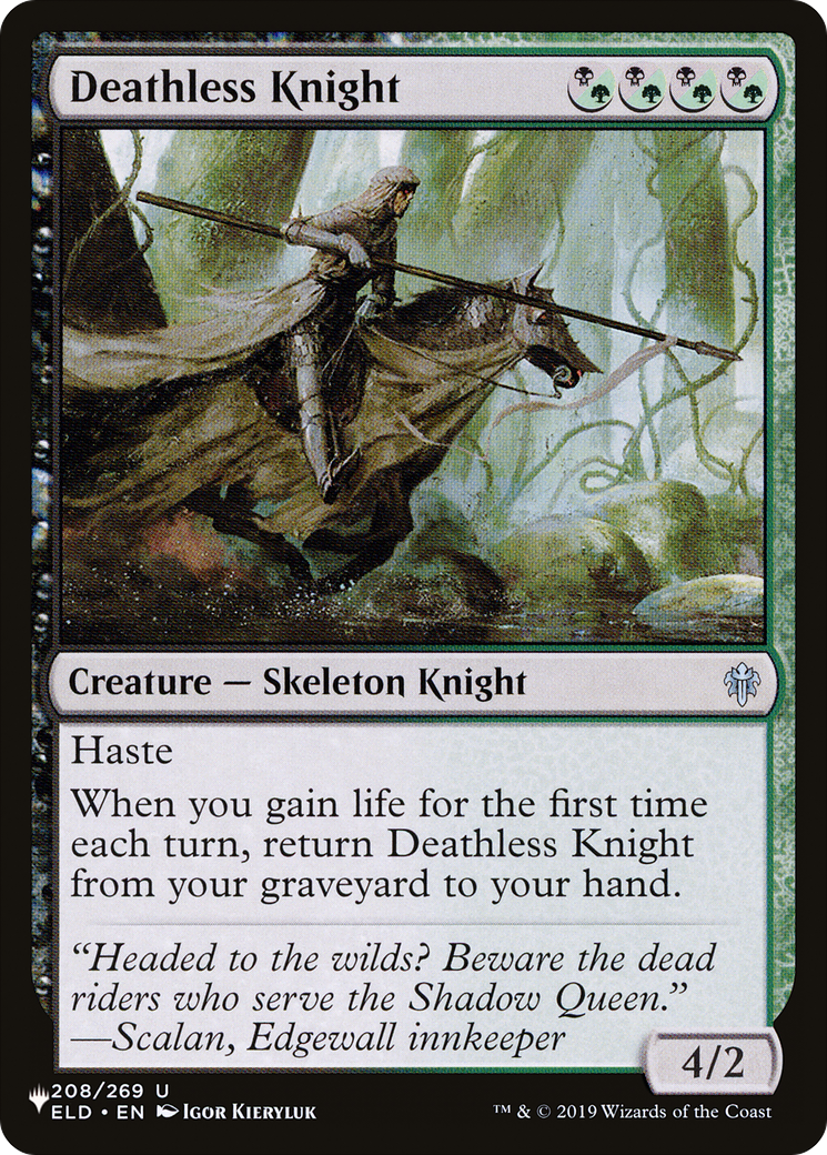Deathless Knight (LIST-ELD-208) [The List]
