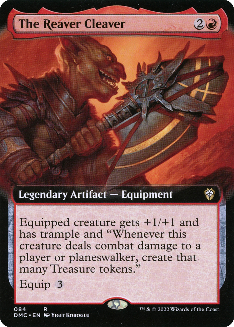 The Reaver Cleaver (Extended Art) (DMC-084) [Dominaria United Commander]