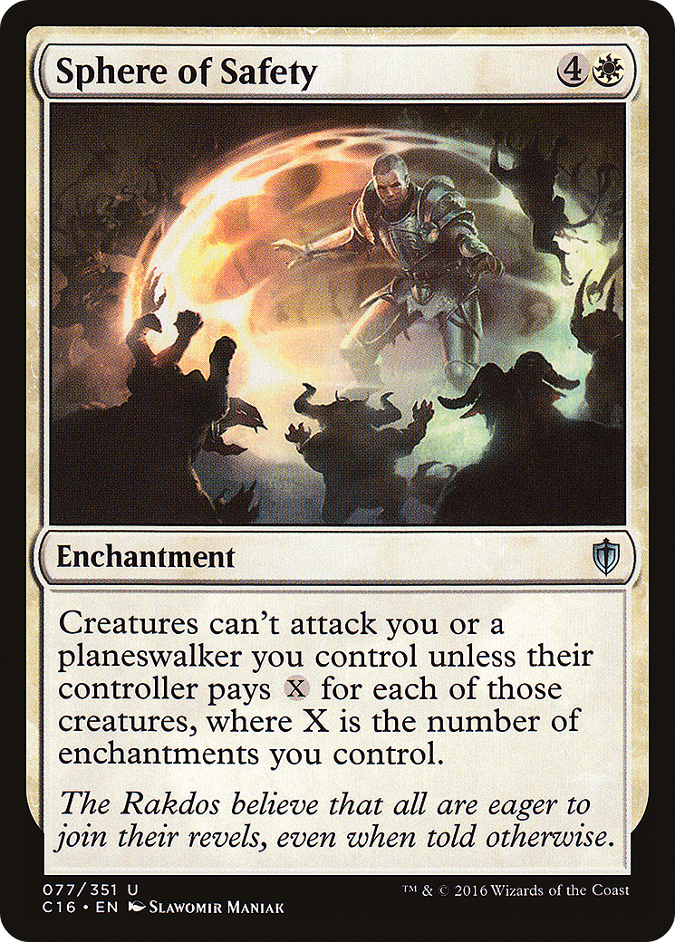 Sphere of Safety (C16-077) [Commander 2016]
